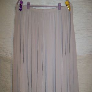 Simonton Says Milky Knit Solid Carwash Skirt Steel